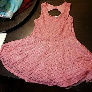 Little girls pink dress